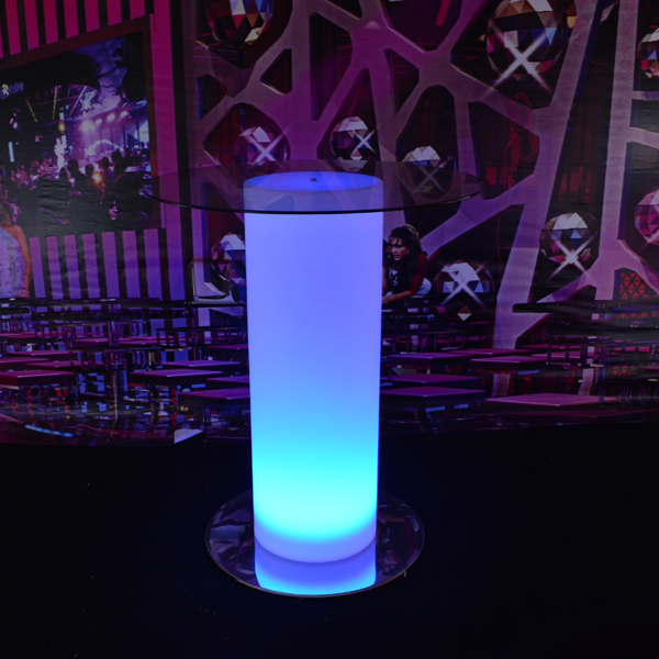 high-round-Multi-color-remote-control-led-table-with-glass