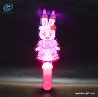 Multicolor Concert Party Favor Led Heart Stick Cheering Glowing Led Flashing Light Stick