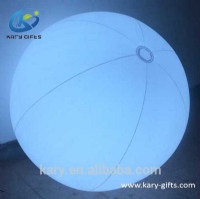 Flap Sensor Waterproof Beach Ball Inflatable LED PVC Ball