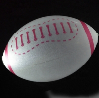 Customized Glowing PVC Inflatable Rugby Ball LED Beach Ball