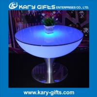 Remote Control Stainless Steel LED Table Bar