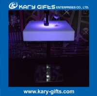 Cheap Modern LED Light Table High Bar Table Bar Furniture Sale KFT-6083